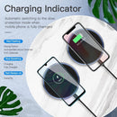 WX-69 10W Ultra-thin Wireless Charger Mirror Wireless Charger for Mobile Phone(Black)