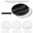 WX-69 10W Ultra-thin Wireless Charger Mirror Wireless Charger for Mobile Phone(White)