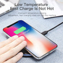 WX-69 10W Ultra-thin Wireless Charger Mirror Wireless Charger for Mobile Phone(Black)