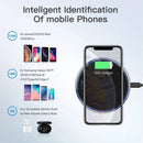 WX-70 15W Ultra-thin Wireless Charger Mirror Wireless Charger for Mobile Phone(Black)