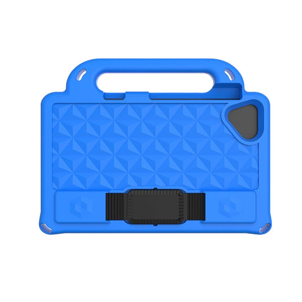 For Lenovo Tab M8 8.0 TB-8505F Diamond Series EVA Anti-Fall Shockproof Sleeve Protective Shell Case with Holder & Strap(Blue)