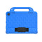 For Amazon Kindle Fire HD8 2020 Diamond Series EVA Anti-Fall Shockproof Sleeve Protective Shell Case with Holder & Strap(Blue)