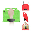For Amazon Kindle Fire HD8 2020 Diamond Series EVA Anti-Fall Shockproof Sleeve Protective Shell Case with Holder & Strap(Rose Red)