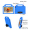 For Amazon Kindle Fire HD8 2020 Diamond Series EVA Anti-Fall Shockproof Sleeve Protective Shell Case with Holder & Strap(Blue)