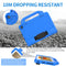 For Amazon Kindle Fire HD8 2020 Diamond Series EVA Anti-Fall Shockproof Sleeve Protective Shell Case with Holder & Strap(Blue)