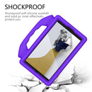 For Samsung Galaxy Tab A7 Lite T220 / T225 Thumb Bracket EVA Shockproof Tablet Case(Purple)