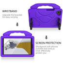 For Samsung Galaxy Tab A7 Lite T220 / T225 Thumb Bracket EVA Shockproof Tablet Case(Purple)