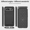 For Google Pixel 6 MOFI Gentleness Series Brushed Texture Carbon Fiber Soft TPU Case(Black)