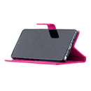 For Samsung Galaxy S21 FE Crazy Horse Texture Horizontal Flip Leather Case with Holder & Card Slots & Wallet & Photo Frame(Pink)