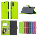 For Samsung Galaxy S21 FE Crazy Horse Texture Horizontal Flip Leather Case with Holder & Card Slots & Wallet & Photo Frame(Pink)