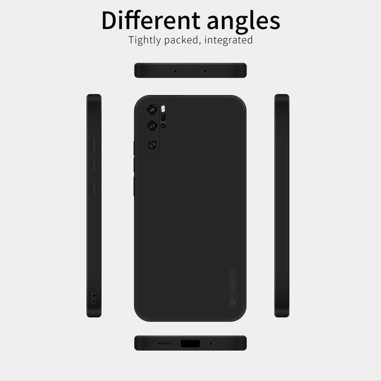 For Huawei P30 Pro PINWUYO Sense Series Liquid Silicone TPU Mobile Phone Case(Blue)