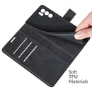 For OPPO Reno6 5G Retro Calf Pattern Buckle Horizontal Flip Leather Case with Holder & Card Slots & Wallet(Black)