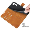 For OPPO Reno6 5G Retro Calf Pattern Buckle Horizontal Flip Leather Case with Holder & Card Slots & Wallet(Yellow)