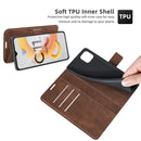 For OPPO Realme C11 2021 Retro Calf Pattern Buckle Horizontal Flip Leather Case with Holder & Card Slots & Wallet(Dark Brown)