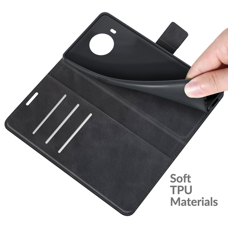 For Nokia X10 / X20 Retro Calf Pattern Buckle Horizontal Flip Leather Case with Holder & Card Slots & Wallet(Black)