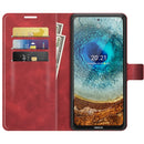 For Nokia X10 / X20 Retro Calf Pattern Buckle Horizontal Flip Leather Case with Holder & Card Slots & Wallet(Red)
