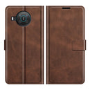 For Nokia X10 / X20 Retro Calf Pattern Buckle Horizontal Flip Leather Case with Holder & Card Slots & Wallet(Dark Brown)