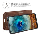 For Nokia X10 / X20 Retro Calf Pattern Buckle Horizontal Flip Leather Case with Holder & Card Slots & Wallet(Dark Brown)