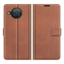 For Nokia X10 / X20 Retro Calf Pattern Buckle Horizontal Flip Leather Case with Holder & Card Slots & Wallet(Light Brown)