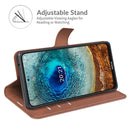 For Nokia X10 / X20 Retro Calf Pattern Buckle Horizontal Flip Leather Case with Holder & Card Slots & Wallet(Light Brown)
