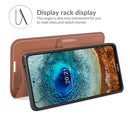 For Nokia X10 / X20 Retro Calf Pattern Buckle Horizontal Flip Leather Case with Holder & Card Slots & Wallet(Light Brown)