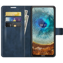 For Nokia X10 / X20 Retro Calf Pattern Buckle Horizontal Flip Leather Case with Holder & Card Slots & Wallet(Blue)