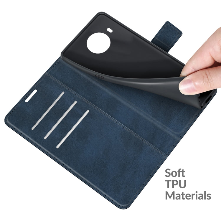 For Nokia X10 / X20 Retro Calf Pattern Buckle Horizontal Flip Leather Case with Holder & Card Slots & Wallet(Blue)