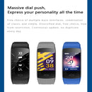 ZERO 0.96inch Color Screen Smart Watch IP68 Waterproof,Support Heart Rate Monitoring/Sleep Monitoring/Call Reminder/Sedentary Reminder(Blue)