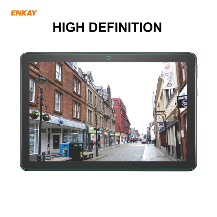 2 PCS For Amazon Fire HD 10 / HD 10 Plus 2021 ENKAY Hat-Prince 0.33mm 9H Surface Hardness 2.5D Explosion-proof Tempered Glass Protector Film