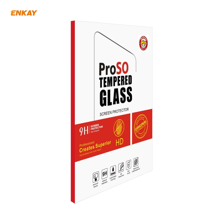 2 PCS For Amazon Fire HD 10 / HD 10 Plus 2021 ENKAY Hat-Prince 0.33mm 9H Surface Hardness 2.5D Explosion-proof Tempered Glass Protector Film