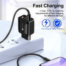 PD001 5A PD3.0 20W + QC3.0 USB Fast Charger with LED Digital Display, EU Plug(White)