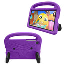 For Samsung Galaxy Tab A7 Lite T225/T220 Sparrow Style EVA Material Children Shockproof Casing Shell(Purple)