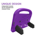 For Samsung Galaxy Tab A7 Lite T225/T220 Sparrow Style EVA Material Children Shockproof Casing Shell(Purple)