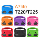 For Samsung Galaxy Tab A7 Lite T225/T220 Sparrow Style EVA Material Children Shockproof Casing Shell(Purple)