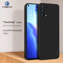 For OPPO Reno5 / Reno5 K / Find X3 Lite PINWUYO Touching Series Liquid Silicone TPU Shockproof Case(Black)