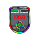F6 Car FM Transmitter Colorful Breathing Atmosphere Lamp MP3 Player Charger