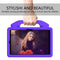 For Huawei MatePad 10.4 EVA Material Children Flat Anti Falling Cover Protective Shell with Thumb Bracket(Purple)