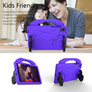 For Huawei MatePad 10.4 EVA Material Children Flat Anti Falling Cover Protective Shell with Thumb Bracket(Purple)