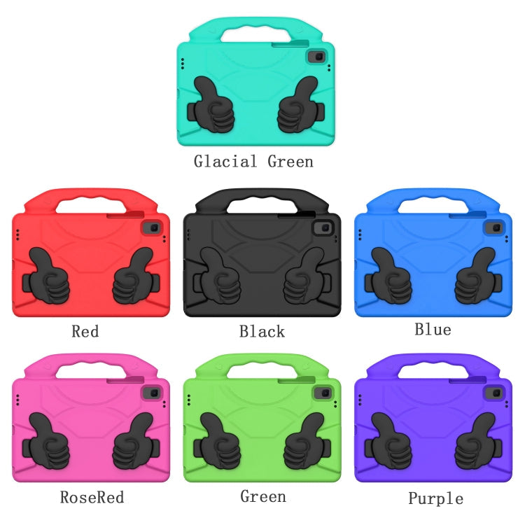 For Huawei MatePad 10.4 EVA Material Children Flat Anti Falling Cover Protective Shell with Thumb Bracket(Purple)