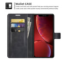 Retro Calf Pattern Buckle Horizontal Flip Leather Case with Holder & Card Slots & Wallet For iPhone 13(Black)