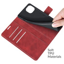 Retro Calf Pattern Buckle Horizontal Flip Leather Case with Holder & Card Slots & Wallet For iPhone 13(Red)