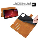 Retro Calf Pattern Buckle Horizontal Flip Leather Case with Holder & Card Slots & Wallet For iPhone 13(Yellow)