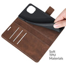 Retro Calf Pattern Buckle Horizontal Flip Leather Case with Holder & Card Slots & Wallet For iPhone 13(Dark Brown)