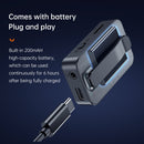 C33 Bluetooth 5.0 Audio Receiver Transmitter Portable MP3 Player with LCD Display Support Remote Control Camera