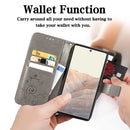 For Google Pixel 6 Pro Four-leaf Clasp Embossed Buckle Mobile Phone Protection Leather Case with Lanyard & Card Slot & Wallet & Bracket Function(Gray)