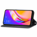 For OPPO A94 5G / A95 5G/F19 Pro+ /Reno5 Z Retro Skin Feel Business Magnetic Horizontal Flip Leather Case With Holder & Card Slots & Wallet & Photo Frame(Black)