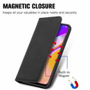 For OPPO A94 5G / A95 5G/F19 Pro+ /Reno5 Z Retro Skin Feel Business Magnetic Horizontal Flip Leather Case With Holder & Card Slots & Wallet & Photo Frame(Black)
