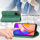 For OPPO A94 5G / A95 5G/F19 Pro+ /Reno5 Z Retro Skin Feel Business Magnetic Horizontal Flip Leather Case With Holder & Card Slots & Wallet & Photo Frame(Green)