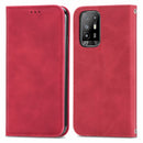 For OPPO A94 5G / A95 5G/F19 Pro+ /Reno5 Z Retro Skin Feel Business Magnetic Horizontal Flip Leather Case With Holder & Card Slots & Wallet & Photo Frame(Red)