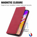 For OPPO A94 5G / A95 5G/F19 Pro+ /Reno5 Z Retro Skin Feel Business Magnetic Horizontal Flip Leather Case With Holder & Card Slots & Wallet & Photo Frame(Red)